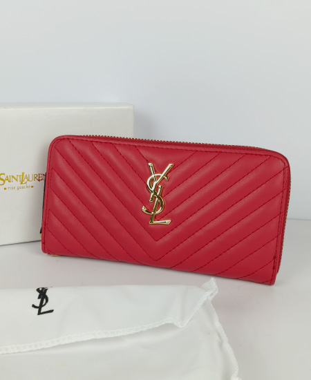 YSL Red Ladies Wallet - Image 3