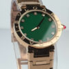 Bvlgari Watch Ref103202 Rose Gold Olive Green