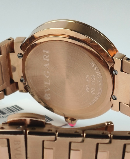 Bvlgari Watch Ref103202 Rose Gold Olive Green - Image 5