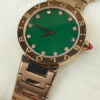 Bvlgari Watch Ref103202 Rose Gold Olive Green