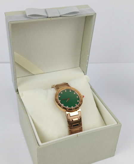 Bvlgari Watch Ref103202 Rose Gold Olive Green - Image 2
