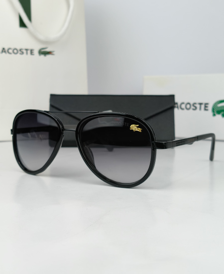 Lacoste Sunglasses Aviator Black Lac101