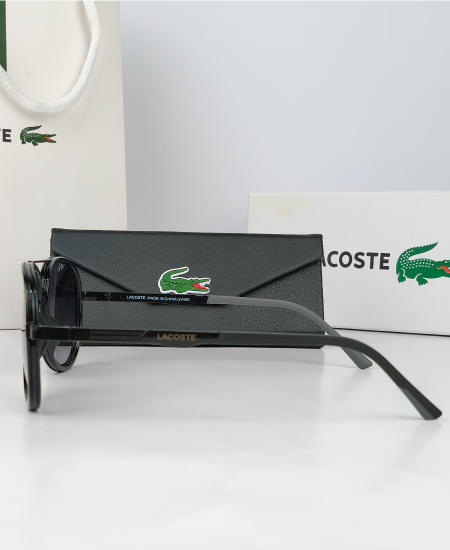 Lacoste Sunglasses Aviator Black Lac101 - Image 5