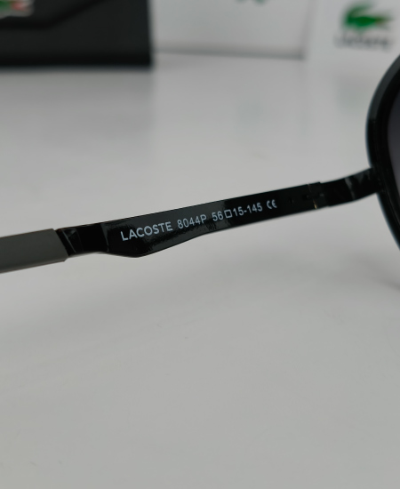 Lacoste Sunglasses Aviator Black Lac101 - Image 6