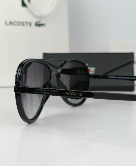Lacoste Sunglasses Aviator Black Lac101 - Image 4