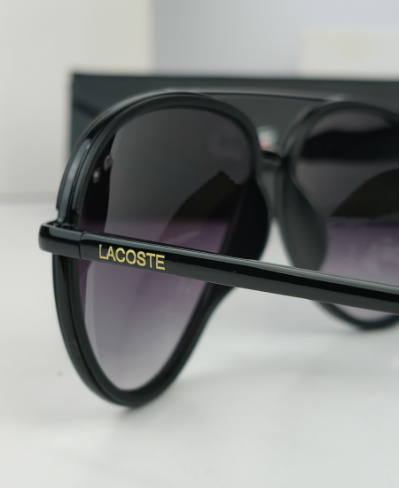 Lacoste Sunglasses Aviator Black Lac102 - Image 4