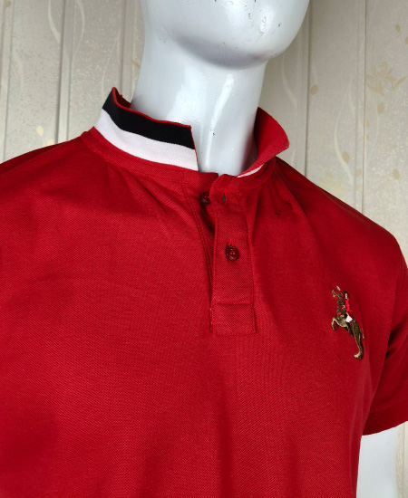 Napoleon Giordano Polo Shirt Red - Image 4