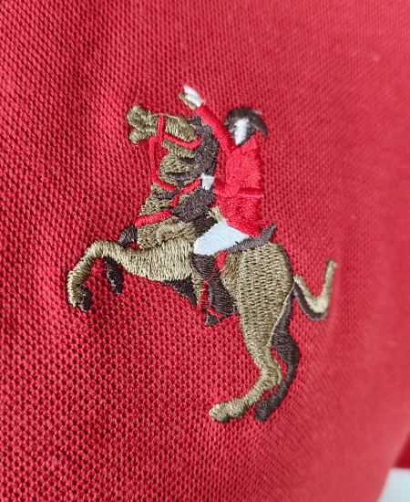 Napoleon Giordano Polo Shirt Red - Image 3