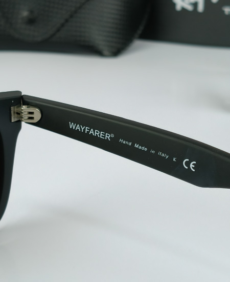 Ray-Ban Wayfarer Sunglasses Brown Polarized RB2140 - Image 7
