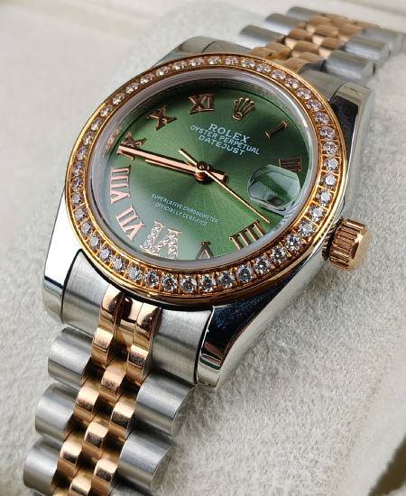 Rolex Just Date Olive Green Dial-2 Tone RF178383