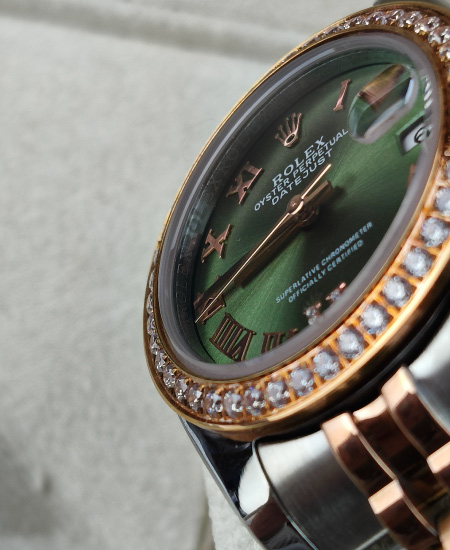 Rolex Just Date Olive Green Dial-2 Tone RF178383 - Image 5