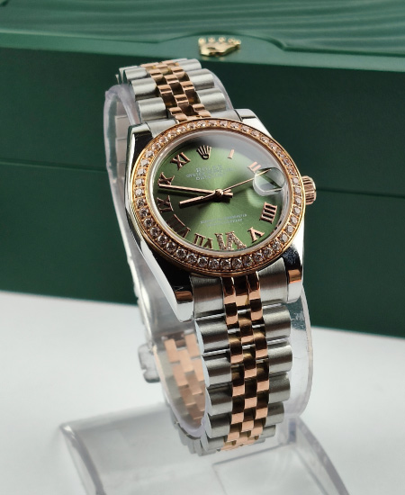Rolex Just Date Olive Green Dial-2 Tone RF178383 - Image 3