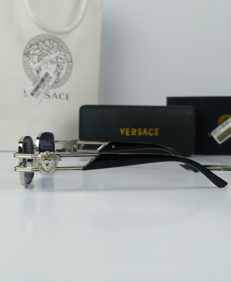 Versace Silver Rectangular Sunglasses VR032 - Image 5