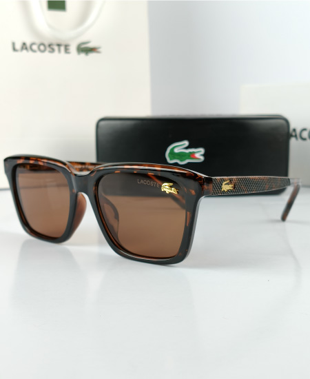 1.7 Lacoste Warfare Sunglasses Brown Lac122