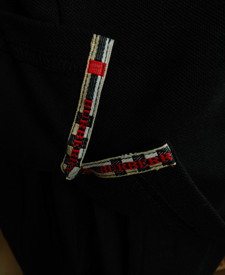 Burberry Black Polo Shirt - Image 7