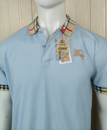 Burberry Ice Blue Polo Shirt