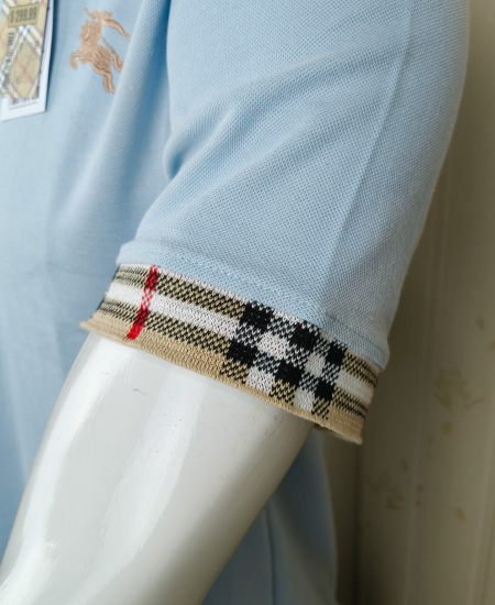 Burberry Ice Blue Polo Shirt - Image 6