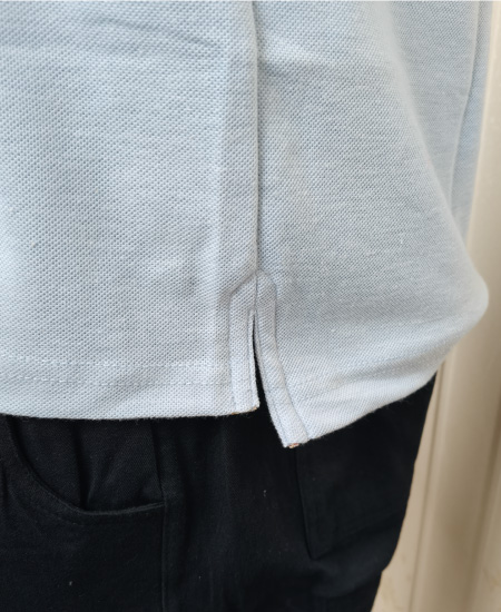 Burberry Ice Blue Polo Shirt - Image 7