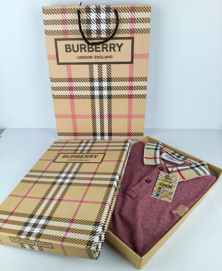 Burberry Indigo Polo Shirt - Image 2