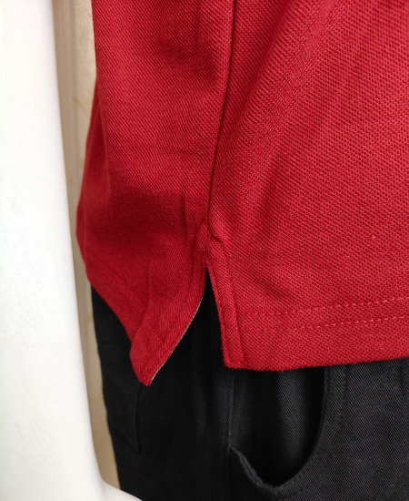 Burberry Mehroon Polo Shirt - Image 6