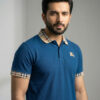 Burberry Ocean Blue Polo Shirt