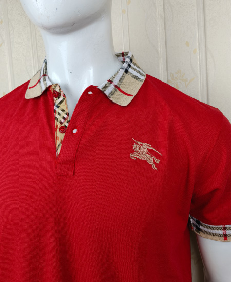 Burberry Red Polo Shirt