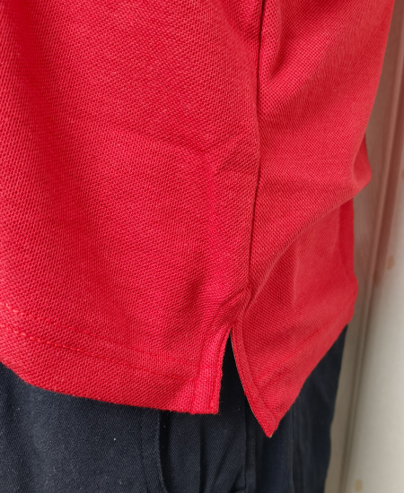 Burberry Red Polo Shirt - Image 7