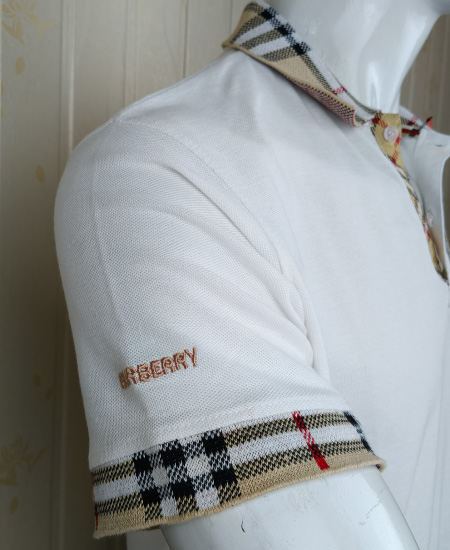 Burberry Snow White Polo Shirt - Image 6