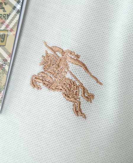 Burberry Snow White Polo Shirt - Image 7
