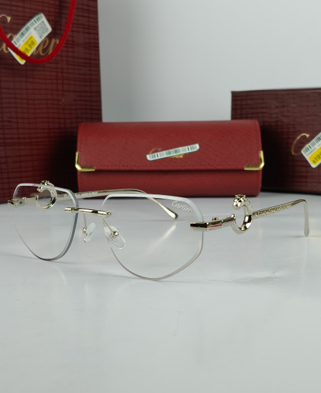 Cartier Power Glasses Silver Iconic Leopard - Image 3