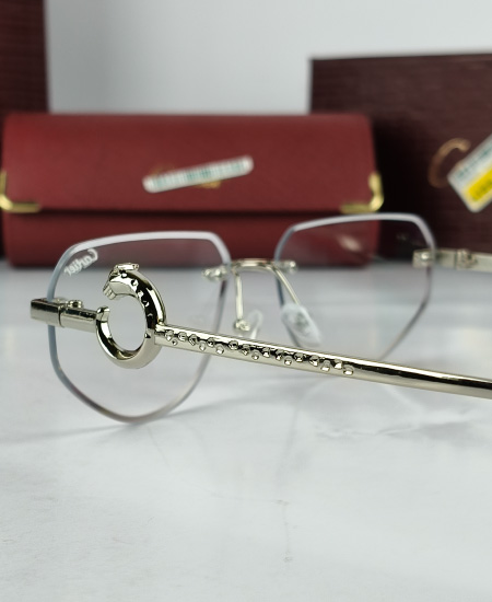 Cartier Power Glasses Silver Iconic Leopard - Image 5