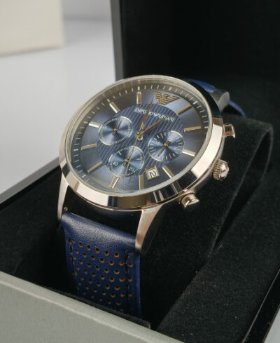 Emporio Armani Blue Dial Blue AR2473 - Image 4