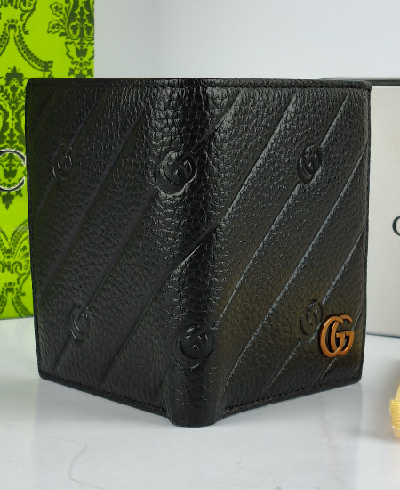 Gucci Leather Men's Wallet Black 8043 - Image 4