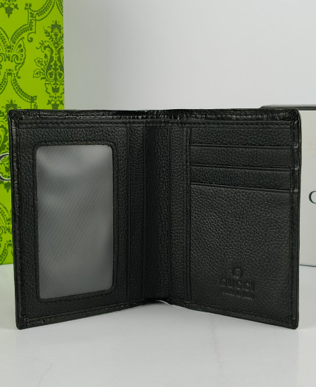 Gucci Leather Men's Wallet Black GG-936 - Image 4