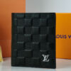LV Men's Leather Wallet Black