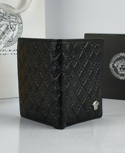 Versace Men's Leather Wallet 28031 - Image 4