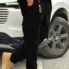 1.1 Zara Black Cargo Pant