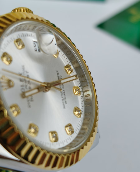 Rolex Just Date Silver Dial 2 Tone RF16233 - Image 4