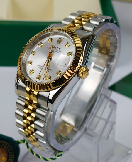 Rolex Just Date Silver Dial 2 Tone RF16233 - Image 3