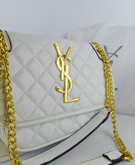 YSL White Handbag 004