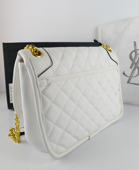YSL White Handbag 004 - Image 4