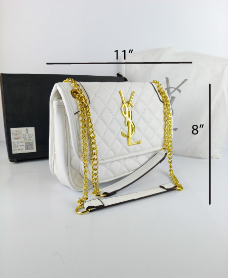 YSL White Handbag 004 - Image 3
