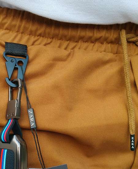 Zara Brown Cargo Trousers - Image 5