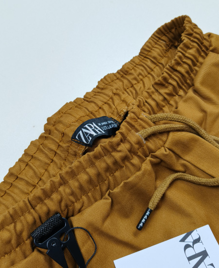 Zara Brown Cargo Trousers - Image 8