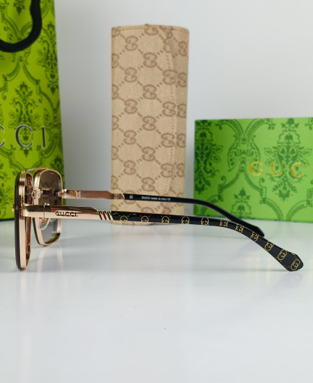 Gucci Sunglasses Golden Black - Image 5