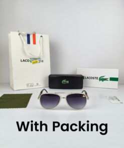 Alternative view of Lacoste Aviator Sunglasses Snow Black