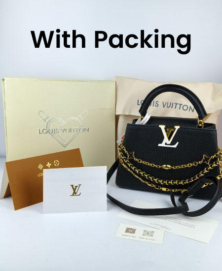 1.1 LV Capucines BB M12345 Black Handbag - Image 2