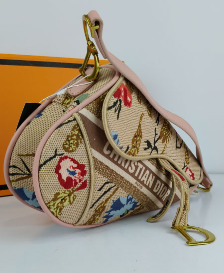 1.3 DIOR Saddle Jacquard Handbag