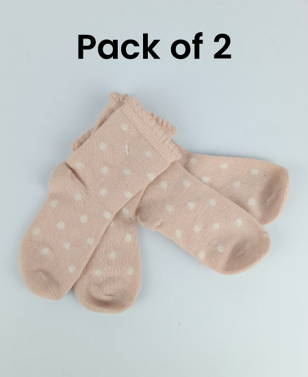 Z Kid's Cotton Winter Socks Pack of 2 (1Y-2Year) D8