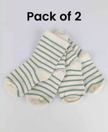 Z Kid's Cotton Winter Socks Pack of 2 (1-2Year) D17